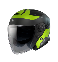 Casco Mt Thunder 3 Sv Jet Cooper A3 Amarillo Fluor Mate |11209500333|