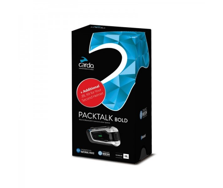 Intercomunicador Cardo Packtalk Bold Jbl 2 Kit De Audio |PTB00050|