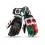 Guantes Seventy Sd-R12 Verano Racing Negro Rojo Verde |SD11012174|