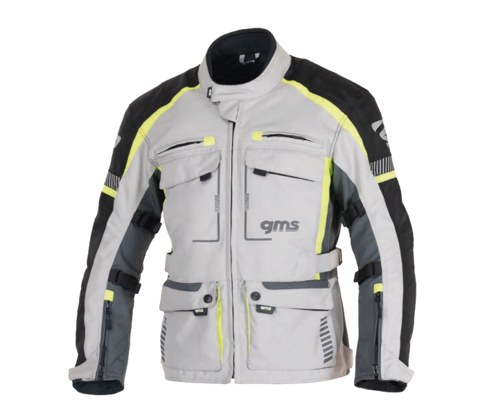 Chaqueta Gms Everest Gris Negro Amarillo |ZG55010-835|