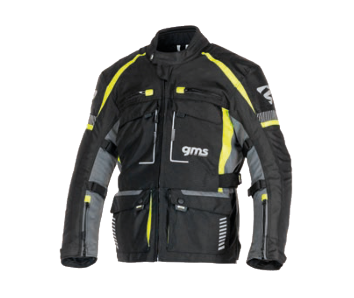 Chaqueta Gms Everest Negro Antracita Amarillo |ZG55010-395|