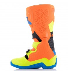 Botas Alpinestars Tech 5 Naranja Fluor Enamel Azul Amarillo Flour |2015015-4755|