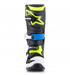 Botas Alpinestars Infantil Tech 7 S Negro Enamel Azul Amarillo Fluor |2015017-17