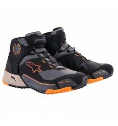 Zapatilla Alpinestars Cr-X Drystar Riding Shoes Negro Light Marrón Naranja |2611