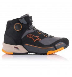 Zapatilla Alpinestars Cr-X Drystar Riding Shoes Negro Light Marrón Naranja |2611