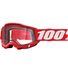 Máscara 100% Accuri 2 Enduro Rojo Transparente |26012846|