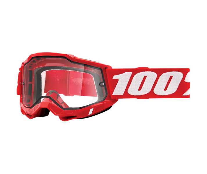 Máscara 100% Accuri 2 Enduro Rojo Transparente |26012846|