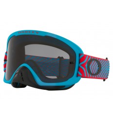 Máscara Oakley OFrame 2.0 Pro Mx Motion Azul Lente Gris Oscuro |8007490001|