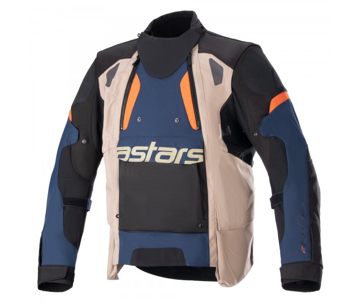 Chaqueta Alpinestars Halo Drystar Azul Khaki Negro |3204822-7194|