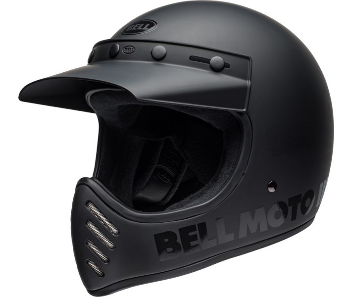 Casco Bell Moto 3 Classic Blackout Mate Brillo |8007745014|