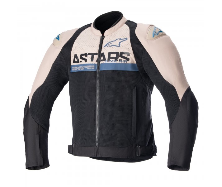 Chaqueta Alpinestars Smx Air Marrón Claro Negro Azul |3306523-8177|