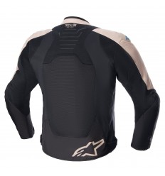 Chaqueta Alpinestars Smx Air Marrón Claro Negro Azul |3306523-8177|