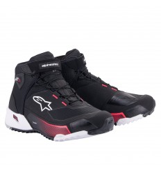 Zapatilla Alpinestars Mujer Cr-X Drystar Riding Negro Blanco Rosa |2611523-1832|