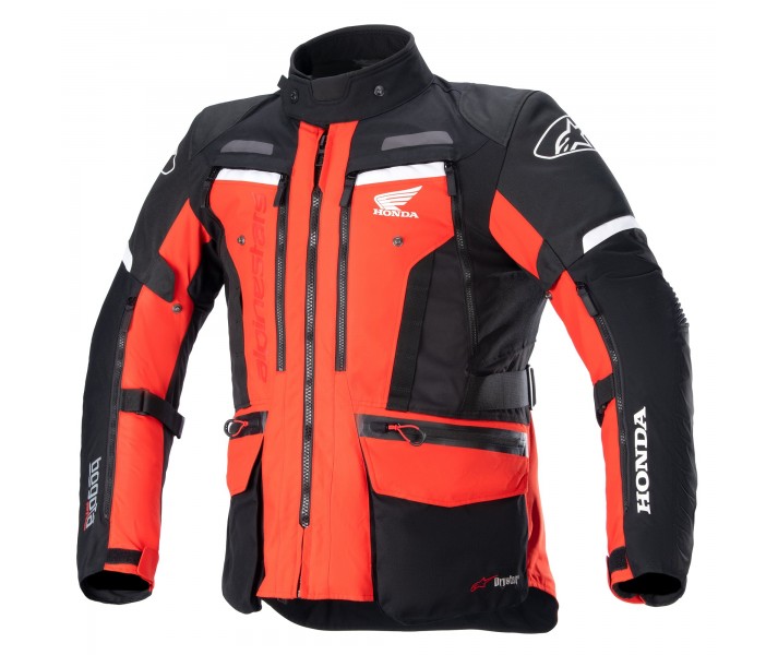 Chaqueta Alpinestars Honda Bogota' Pro Drystar Brillo Rojo Negro |3206723-3031|