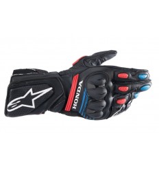 Guantes Alpinestars Honda Sp-8 V3 Negro Brillo Rojo Azul |3558423-1317|