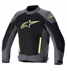 Chaqueta Alpinestars T-SP X Superair Gris Negro Amarillo Fluor |3302022-9151|