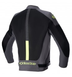 Chaqueta Alpinestars T-SP X Superair Gris Negro Amarillo Fluor |3302022-9151|