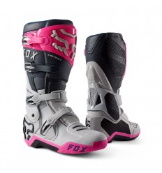 Botas Fox Instinct Gris Rosa |24347-453|