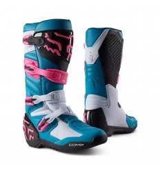 Botas Fox Comp Azul Rosa |28373-551|