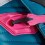Botas Fox Comp Azul Rosa |28373-551|