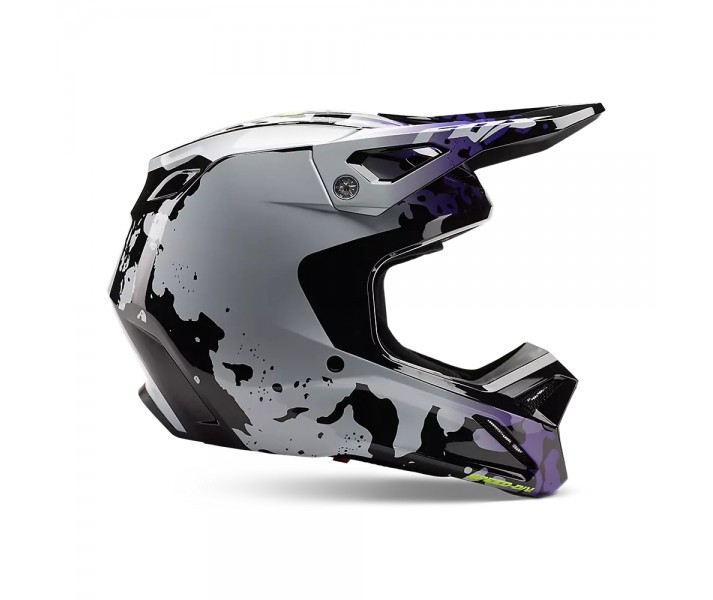 Casco Fox V1 Morphic Negro Blanco |30441-018|