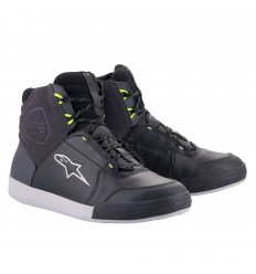 Zapatillas Alpinestars Chrome Drystar Negro Gris Oscuro Amarillo |2543123-1015|