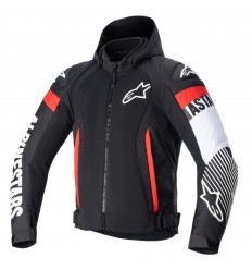 Chaqueta Alpinestars Zaca Air Negro Blanco Rojo Fluor |3306423-1231|