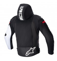 Chaqueta Alpinestars Zaca Air Negro Blanco Rojo Fluor |3306423-1231|