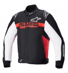 Chaqueta Alpinestars Monza-Sport Negro Brillo Rojo Blanco |3306723-1342|