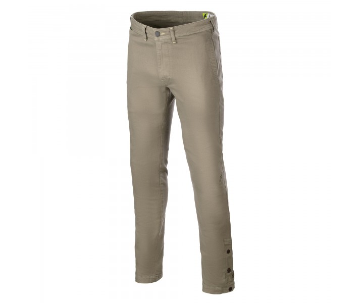 Pantalón Alpinestars Stratos Regular Fit Tech Riding Military Verde |3327823-608