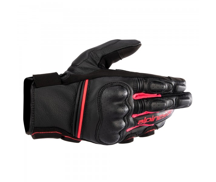 Guantes Alpinestars Stella Phenom Leather Negro Diva Rosa |3591723-1839|