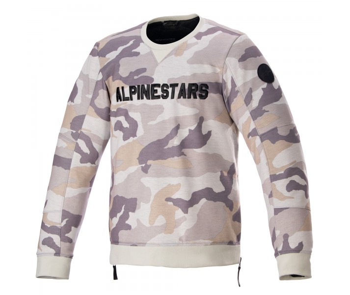 Sudadera Alpinestars Legit Crew Fleece Camo Gris Claro |4201023-927|