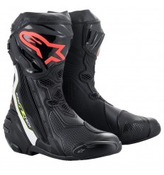 Botas Alpinestars Supertech R Negro Blanco Rojo Amarillo |2220021-1236|