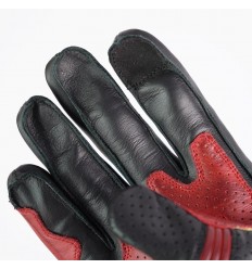 Guantes Verano ByCity Amsterdam Negro Rojo |1000149|