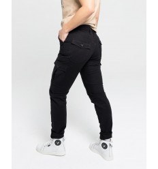 Pantalón ByCity Mujer Mixed Slim III Negro |5000074|