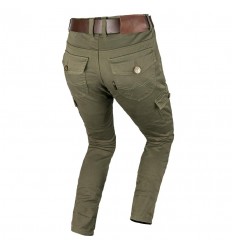 Pantalón ByCity Mujer Mixed Slim III Verde |5000075|