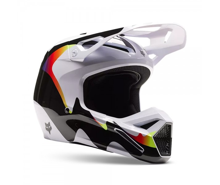 Casco Fox V1 Kozmik Negro Blanco |30439-018|