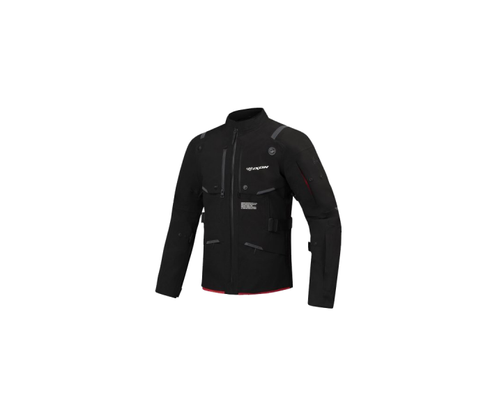 Chaqueta Ixon M-Skeid Negro Rojo Neon |105101084-1117|