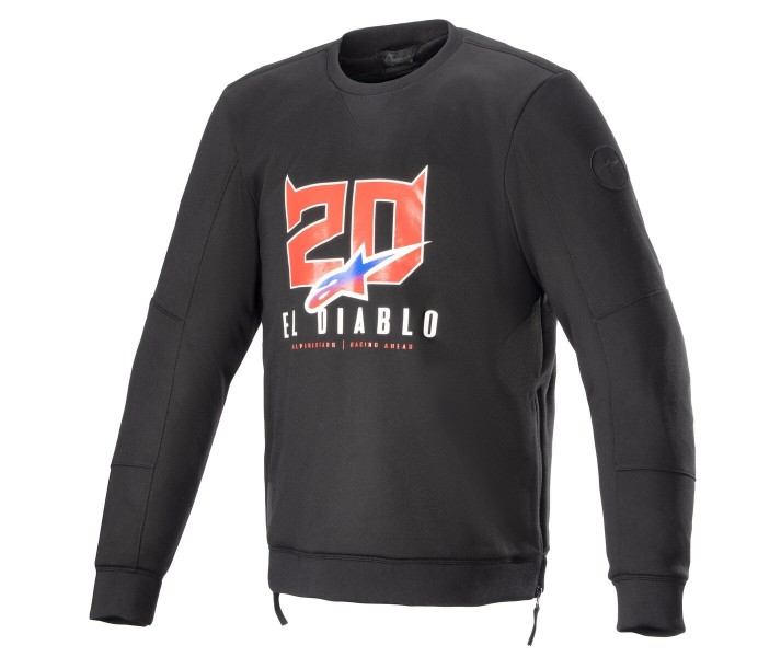 Sudadera Alpinestars FQ20 Legit Crew Negro |4201223-1303|