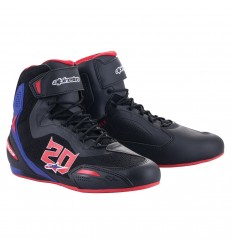 Botas Alpinestars FQ20 Faster 3 Rideknit Negro Rojo |2513323-1317|