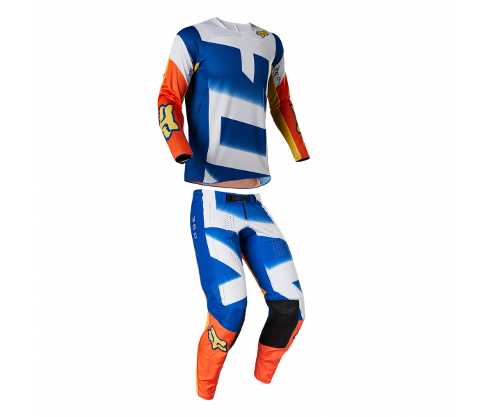 Traje Fox 360 Rkane Blanco Azul Naranja