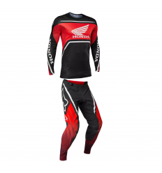 Traje Fox Flexair Honda Rojo Negro Blanco