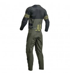 Traje Thor Infantil Pulse Combat Verde Militar Negro