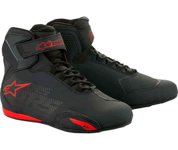 Zapatillas Alpinestars Sektor Negro Gris Rojo |2515518-1153|