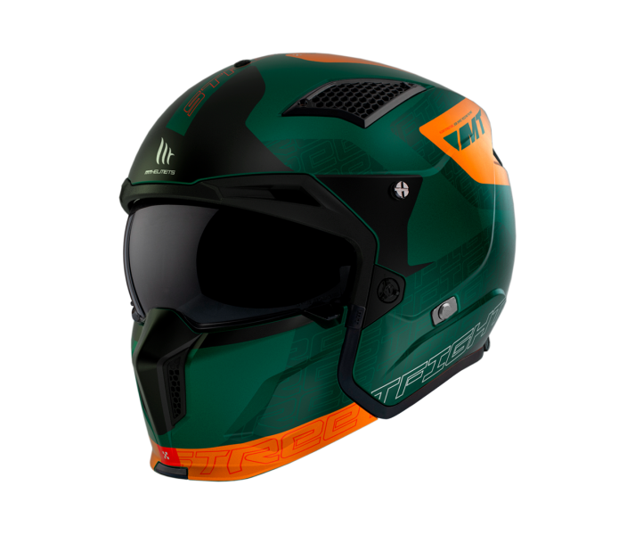 Casco Mt Streetfighter Sv S Totem C6 Verde Mate |132799512633|