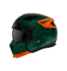 Casco Mt Streetfighter Sv S Totem C6 Verde Mate |132799512633|