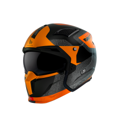 Casco Mt Streetfighter Sv S Totem Naranja Mate |13279951433|