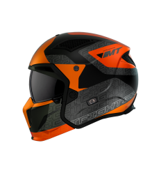 Casco Mt Streetfighter Sv S Totem Naranja Mate |13279951433|