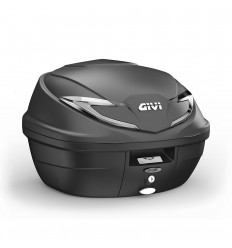 Baúl Monolock Givi 36L Con Catadióptricos Metalizados Negro |B360NT2|