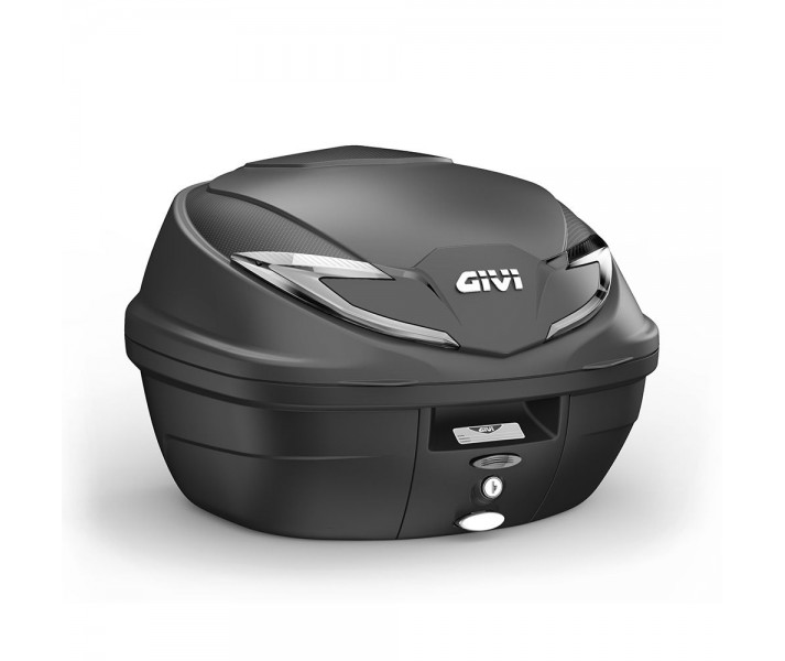 Baúl Monolock Givi 36L Con Catadióptricos Metalizados Negro |B360NT2|